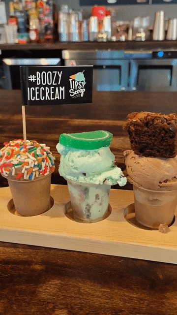 Boozy Ice Cream at Tipsy Scoop